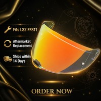 Visière de remplacement pour casque intégral Night City, compatible avec LS2 FF811