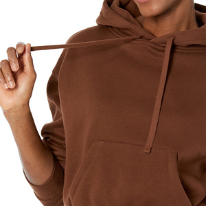 Sudadera con Capucha Corta de Diseño Moderno, Informal, Estilo Urbano, Hombros Caídos, Transpirable, Ecológica, Tejida, para Mujer - Product Image 4