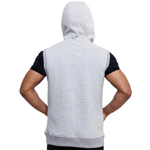 เสื้อสเวตเตอร์ผ้าฝ้าย100% มีฮู้ดแขนกุดน้ำหนักเบา - Product Image 6