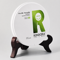 Bloc de zircone polyvalent Rondcera à haute translucidité pour la restauration esthétique des couronnes et facettes antérieures en dentisterie CAD/CAM, certifié CE