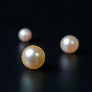 Esportazione per perle sciolte d'acqua dolce rotonde globali qualità aa 7 - 8mm superficie pulita ad alta lucentezza per la creazione di gioielli