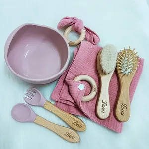 Ensemble cadeau pour bébé personnalisé avec nom, 7 pièces, produits de soin et de coiffage des cheveux - Product Image 4