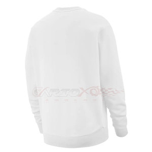 Sweat Homme Manches Longues Ombre Col Ras du Cou Logo OEM Couleur Blanche Sweat Streetwear pour Homme - Product Image 3
