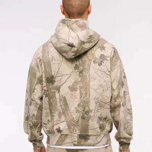 Sudadera con capucha de algodón pesado 100% de gran tamaño para hombre, sudadera térmica para invierno de fabricantes de ropa - Product Image 6