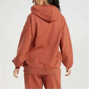 Conjunto de Sudadera con Capucha y Pantalones Deportivos para Mujer de Alta Calidad, 100% Algodón, para Otoño y Primavera, Sudaderas Lisas, Entrega y Envío Rápidos - Product Image 4