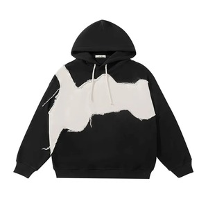 Sudadera con Capucha de Invierno, Sólida, Sin Forro, Bordada, Personalizada, de Poliéster/Algodón, Absorbente de Humedad, Transpirable, de Secado Rápido, Corte Regular - Product Image 1