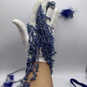 พลอยไพลินสีน้ำเงินธรรมชาติคุณภาพสูงทรงหยดน้ำขนาด 3x5 มม. ถึง 7x12 มม. - Product Image 1