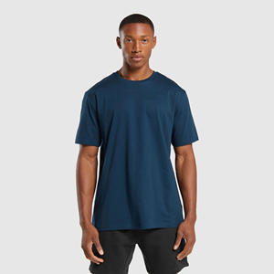 Haute qualité recadrée Boxy Fit hommes T-Shirt décontracté surdimensionné blanc personnalisé T-Shirt pour hommes 100% coton Hip Hop Style T-Shirt - Product Image 1