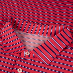 La mejor oferta 2025, ligero, cómodo, para hombre, para polos, polos de Golf de rayas horizontales clásicas, alto rendimiento óptimo para Golf - Product Image 6