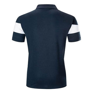 Nouvel arrivage de polos à manches courtes en polyester/coton pour hommes polos anti-rides tricotés respirants de grande taille pour hommes - Product Image 5