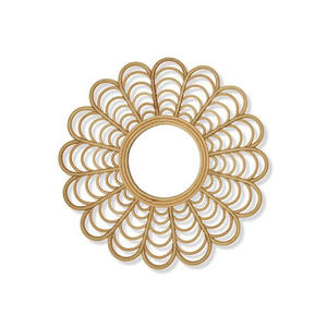 2023 Vietnam personnalisé Art déco Design pleine longueur décoratif mur fleur miroir Top vente pour la décoration intérieure - Product Image 6