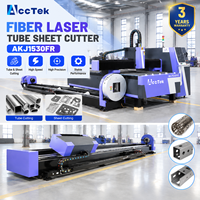 Machine de découpe laser à fibre industrielle pour tôles et tubes métalliques 3KW 6KW, découpeuse laser CNC pour la découpe de profilés et de tuyaux en acier