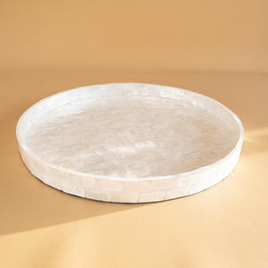 Bandejas para servir Beauty MOP, bandeja de nácar de alta calidad, Decoración de mesa y regalos hechos a mano - Product Image 6