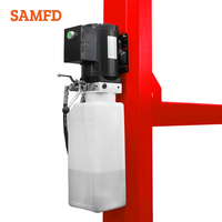SAMFD Trihero Machine d'alignement de roues 3D et Plateforme élévatrice combinée à quatre poteaux pour la réparation automobile