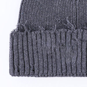 Gorro de Punto Cálido de Invierno, 100% Acrílico, Jacquard con Logotipo Bordado, Gorros de Comercio Exterior de Colores - Product Image 2