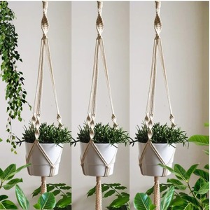 Mini Flower Pot <b>Car</b> Hanger Decorative Boho Style Air Freshener Holder Stylish Interior <b>Accessory</b> for Vehicles - Product Image 3