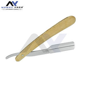 Navaja de Afeitar Profesional para Barbería, Navaja de Afeitar con Bloqueo Oscilante, Mango de Madera de Color Personalizado, Navaja de Barbero Profesional - Product Image 4