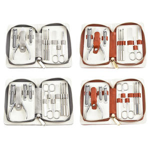 ANAAIF-Kit professionnel de manucure et pédicure en acier inoxydable, ensemble de coupe-ongles avec étui de voyage, 9/11/13 pièces - Product Image 3