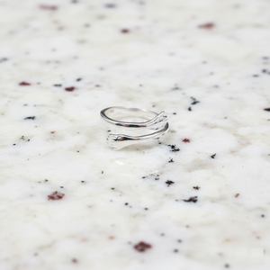 Anillo de abrazo clásico ajustable en plata de ley 925 para regalos de fiesta para mujeres - Product Image 3