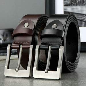 Customization Luxury Hot Sale Fashion Casual <b>Belt</b> Adjustable Alloy Buckle <b>Genuine</b> <b>Leather</b> <b>Belt</b> for Mens - Product Image 1