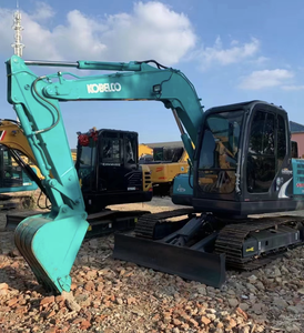 Venta al por mayor CE: Miniexcavadoras Kobelco SK75 de 7 toneladas con motor EPA, cucharón hidráulico y accesorios esenciales - Product Image 2