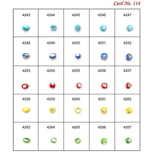 Meilleures ventes de perles de verre rondes de petite taille au chalumeau en cristal au design unique pour la fabrication de bracelets et de composants de bijoux exclusifs - Product Image 5