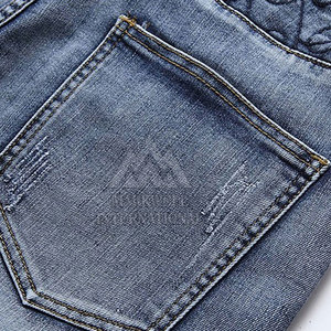 Pantalones cortos vaqueros de hombre hechos a medida de alta calidad superventas patrón sólido estilo casual OEM ropa de artes marciales - Product Image 3