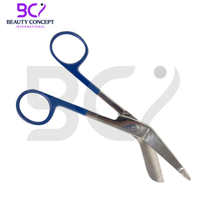 กรรไกรผ้าพันแผลผ่าตัดสีฟ้ามีขนาดที่กำหนดเองแหล่งจ่ายไฟแบบแมนนวล - Product Image 3