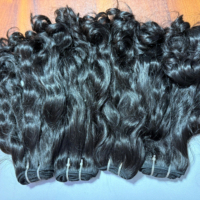 Extensions de cheveux indiens vierges Remy personnalisées de qualité supérieure pour I-Tip, ondulations naturelles, lisses, ondulées, toutes couleurs