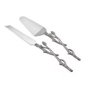 ชุดมีดสแตนเลสพร้อมด้ามมุกสำหรับตัดพายเค้กวันเกิดครบรอบ - Product Image 3