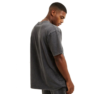 เสื้อยืดโอเวอร์ไซส์ผู้ชาย ผ้าฝ้าย 100% สไตล์สตรีทแวร์ ดีไซน์เรียบง่าย ใส่สบายทุกวัน สไตล์โมเดิร์น คลาสสิก - Product Image 3