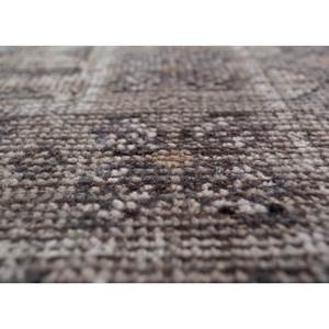 พรมขนสัตว์ถักมือ Erbe สีเทา-ดำ ลายเหรียญ เทคนิคการทอแบบแบน ขนาด 9x12 ฟุต สำหรับบ้าน สไตล์โบโฮ ห้องโถง พรมจาอีปุร์ ZA - Product Image 3