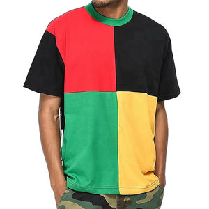 T-shirt pour homme en coton de haute qualité, logo personnalisé, coupe ample, col rond, manches courtes, imprimé - Product Image 1