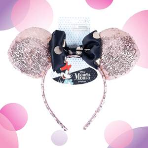 Ella. Diadema de Orejas de Minnie Mouse de Disney, Diseño Personalizado, Accesorio de Disfraz de Princesa para Niñas, Hecho en EE. UU. - Product Image 1