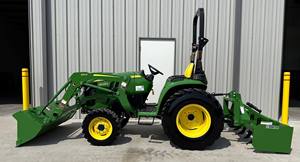 Para John, por 3038E, 35 horas! Tractor Agrícola 4x4 de 55HP con Transmisión por Engranajes - Product Image 3