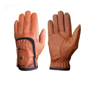 Gants de conduite en cuir de vachette grainé confortables et élégants, avec fonctions anti-coupure et anti-impact - Product Image 1