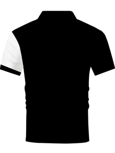 Polo informal con logotipo bordado personalizado para hombre, Camiseta corta informal de verano de alta calidad con patrón de punto 3D - Product Image 6