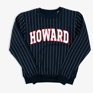 Ropa Unisex Collegiate Howard University, suéteres de invierno personalizados, HBCU diseño sólido, ropa Infinitive de poliéster/algodón - Product Image 1