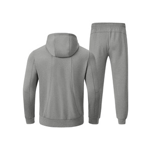 Pantalon de survêtement à capuche d'extérieur pour hommes surdimensionné Ensemble 2 pièces 100% coton Ensembles de jogging avec logo personnalisé Survêtements pour hommes Survêtements unisexes - Product Image 5