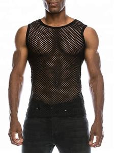 Premium Logo Gym <b>Sleeveless</b> Mesh Tank Top Fitness Top Workout Muscle Stringer Tank Top Bodybuilding <b>Vest</b> for <b>Men</b> Mesh Top - Product Image 3