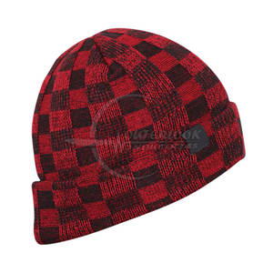 Bonnet de haute qualité accessoires d'hiver Style classique couvre-chef doux bonnet à tricoter - Product Image 6