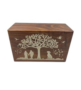 Decorative <b>Urns</b> <b>Wooden</b> <b>Ashes</b> Storage Box Loving Movement Tree Engraving Large Personalized <b>Urn</b> <b>for</b> <b>Ashes</b> Rosewood - Product Image 3