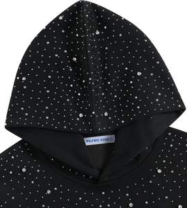 Strass Hoodies Hommes Femmes Diamant Sweat À Capuche Mode De Luxe Casual Streetwear Unisexe Pull À Capuche. - Product Image 6