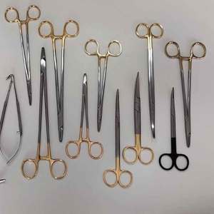 22 Pcs Manual Cardiovascular Surgical Instrument Set Micro Needle Holders Scissors Stainless Steel Heart Surgery <b>Tools</b> Wholesale - Product Image 6