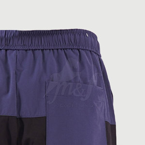กางเกงขาสั้นลำลองสำหรับผู้ชายมีกุ๊นสองสีมีกระเป๋าเข้าข้าง - Product Image 6