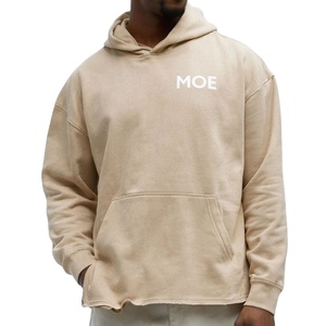 Men'<b>s</b> Oversized Washed Zipper-Up Hoodie Custom Logo 100% Cotton High Quality Fleece Streetwear Quick Dry Breathable Private - Product Image 1