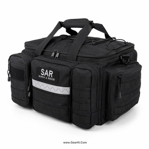 Sac de transport d'outils de recherche et de sauvetage en nylon Cordura 1000D technique renforcé résistant à l'eau, sac d'équipement de premiers secours pour les zones sauvages - Product Image 2