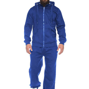 Survêtement athlétique à capuche pour homme, survêtement de jogging pour homme, survêtement bleu royal - Product Image 2