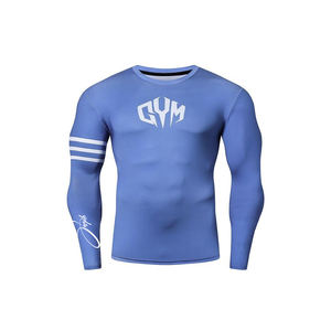 Gold BJJ Foundation Rash Guard Clasificado No-Gi y Gi Jiu Jitsu Rashguard y entrenamiento de artes marciales MMA Wear - Product Image 2