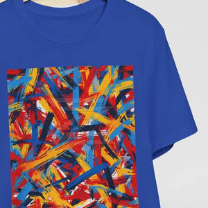 Camiseta DTF para hombre, estampado duradero, manga corta, cuello redondo, Top informal, ajuste cómodo, tela de algodón, ropa informal de verano - Product Image 3